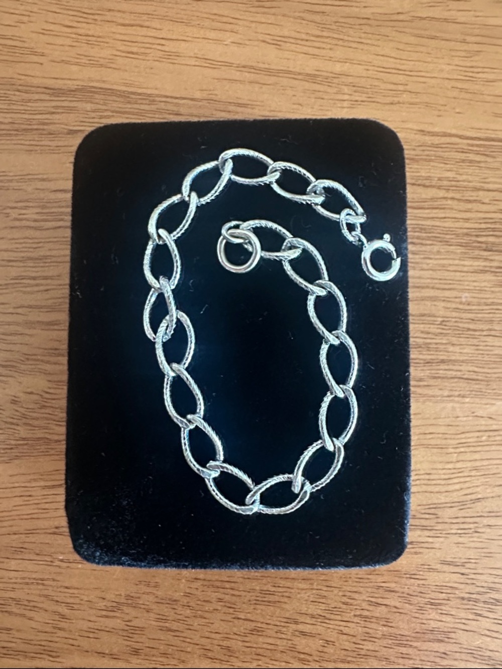 .925 Silver Link Chain Bracelet - Sleek Oval Links 🔗 6.5 inches